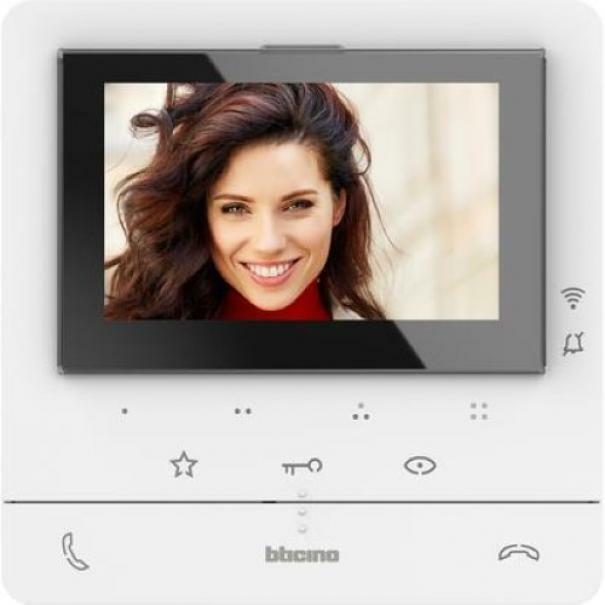 BTICINO VIDEOCITOFONO CLASSE 100 CONNESSO 2 FILI WI-FI DISPLAY LCD A COLORI 344682