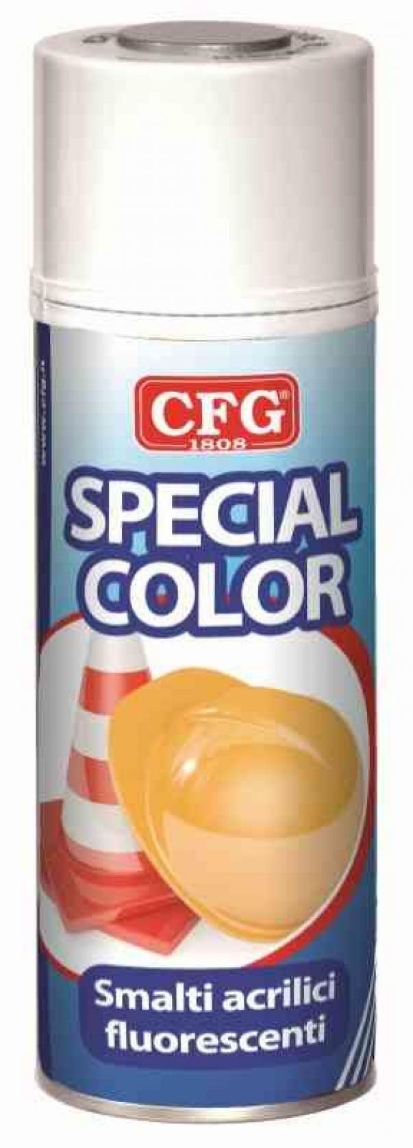 CFG SMALTI ACRILICI SPECIALI FLUORESCENTI COLORE ROSSO 400ML S0310