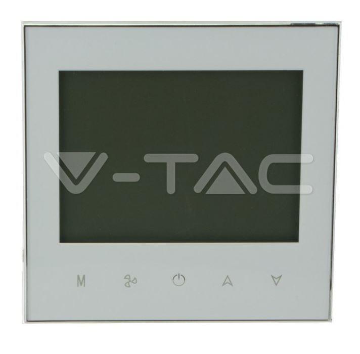 Termostato ambiente V-tac Wifi Fan Coil 2 moduli VT-5888 - 7908 01