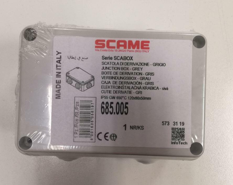 SCAME-ANSCHLUSSDOSE 120X80 IP55 685.005