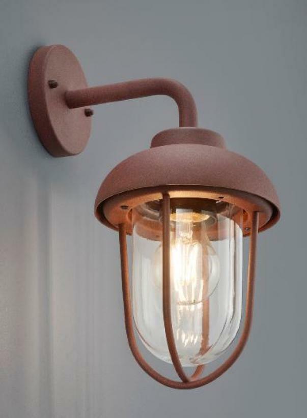 TRIO LIGHTING ITALIA APPLIQUE DUERO E27 RUGGINE 202760124