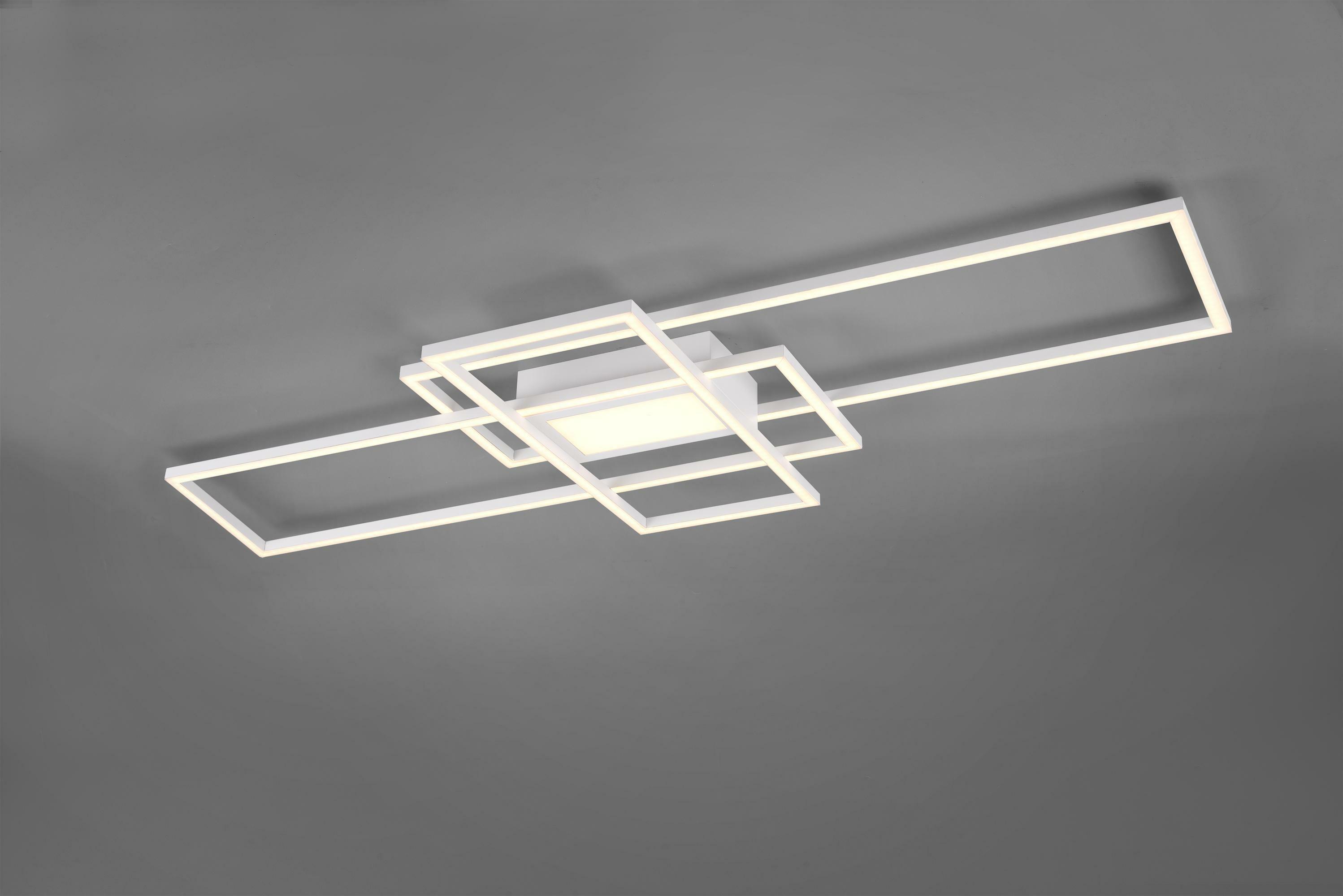 IRVINE PLAFONIERA LED 3 RETTANGOLI BIANCA CON LUCE CENTRALE CON TELECOMANDO MULTIFUNZIONE REGOLAZIONE INTENSITA' E TEMPERATURA DI COLORE DELLA LUCE L.105CM 620010431 IRVINE PLAFONIERA LED 3 RETTANGOLI BIANCA CON LUCE CENTRALE CON TELECOMANDO MULTIFUNZIONE REGOLAZIONE INTENSITA' E TEMPERATURA DI COLORE DELLA LUCE L.105CM 620010431