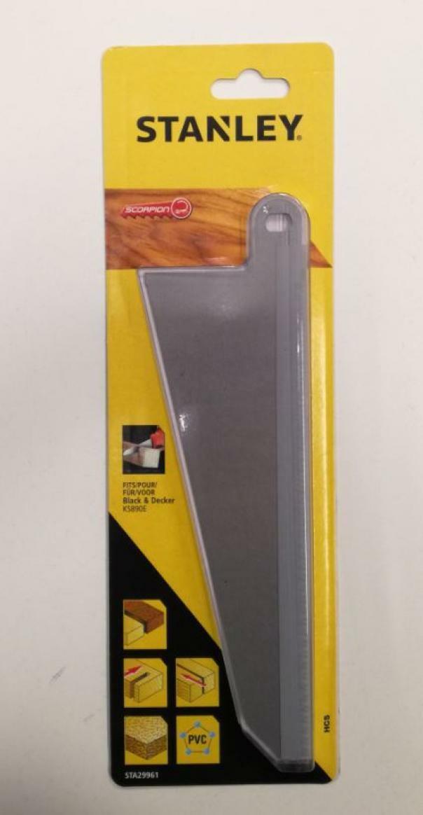 STANLEY LAME À COUPE DROITE BOIS ET PLASTIQUE STA29961-XJ