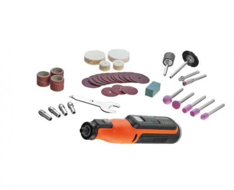BLACK & DECKER MULTI-TOOL 7.2V WITH 36 ACCESSORIES BCRT8I-XJ