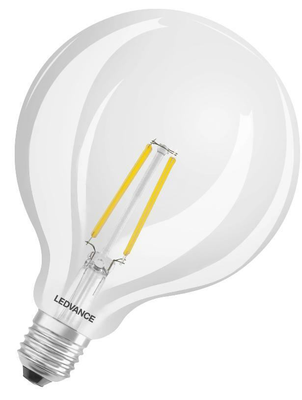 Ledvance GlÜHbirne Smart+ Wifi Classic GLOBE125 Dimmbar E27 6W 2700K Filament S-image