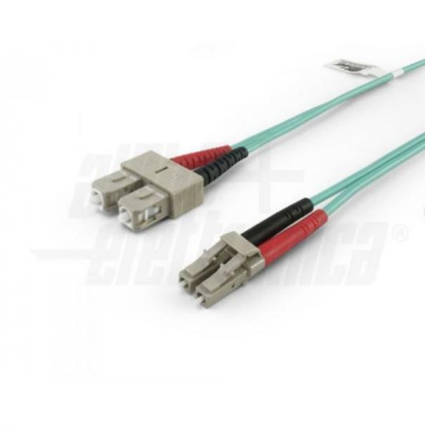 ALPHA ELECTRONIC KABELBAUM SC/LC 50/125 OM3 MULTIMODE 1METER 95-921/001  