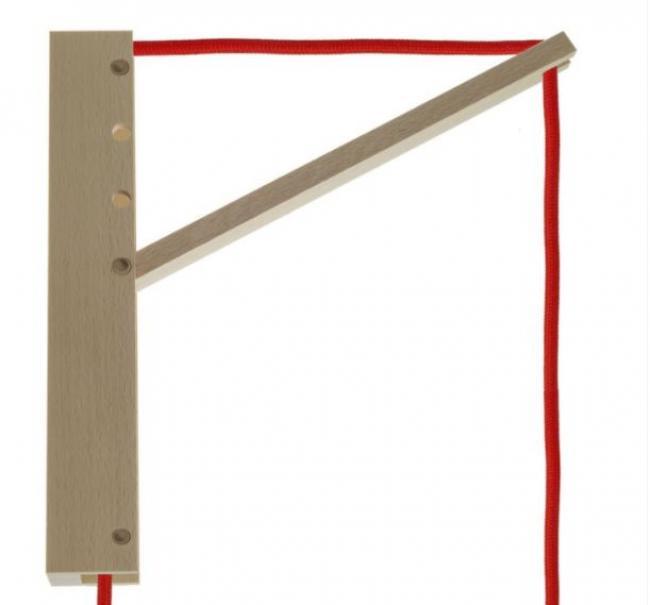 CREATIVE-CABLES ITALY PINOCCHIO WANDHALTERUNG VERSTELLBAR NATURHOLZ SSTLN01 CREATIVE-CABLES ITALY PINOCCHIO WANDHALTERUNG VERSTELLBAR NATURHOLZ SSTLN01