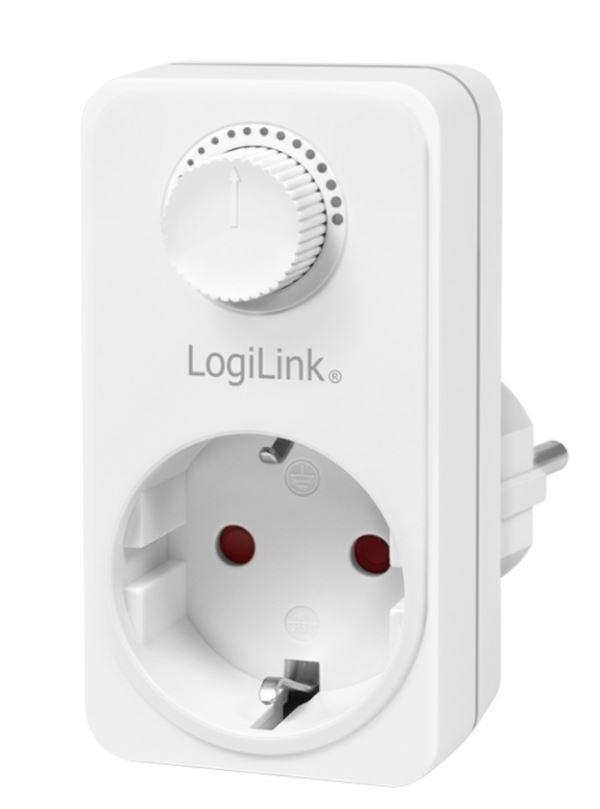 Ic intracom Italien 045727 PA0151-Steckdosenadapter mit Dimmer-weiß  