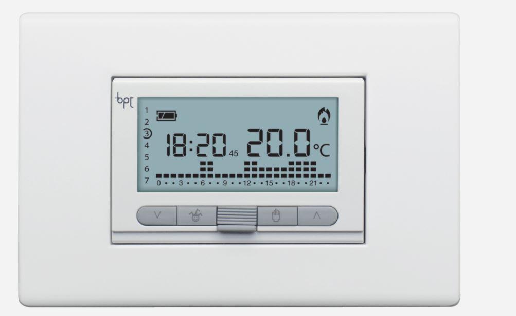 Wöchentlicher digitaler Chronothermostat Came TH/350 69409100 - eingebaut Wöchentlicher digitaler Chronothermostat Came TH/350 69409100 - eingebaut