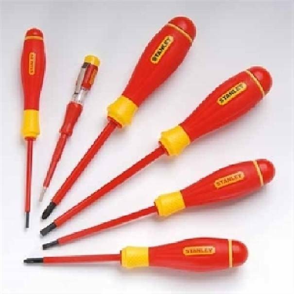 STANLEY SET 6 FAT MAX INSULATED SCREWDRIVERS 065441 