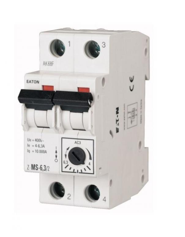 Motorschutzschalter Eaton Electic 248397 Z-MS-6,3/2- 4-6,3A 2P Motorschutzschalter Eaton Electic 248397 Z-MS-6,3/2- 4-6,3A 2P