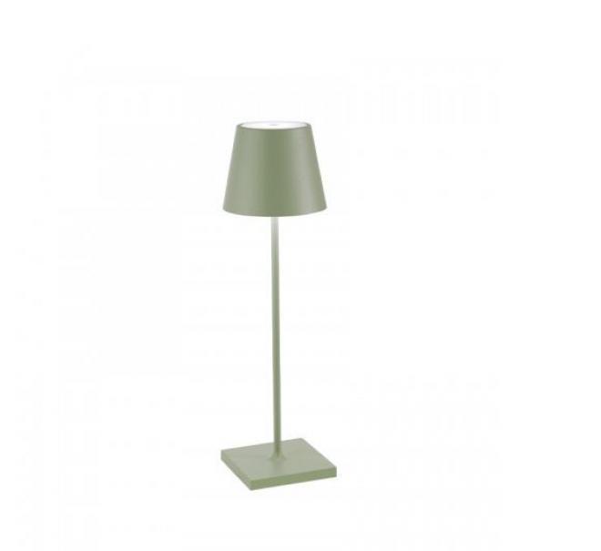 Lampe Poldina Pro Zafferano LD0340G3-lampe de table-rechargeable-vert-rose 