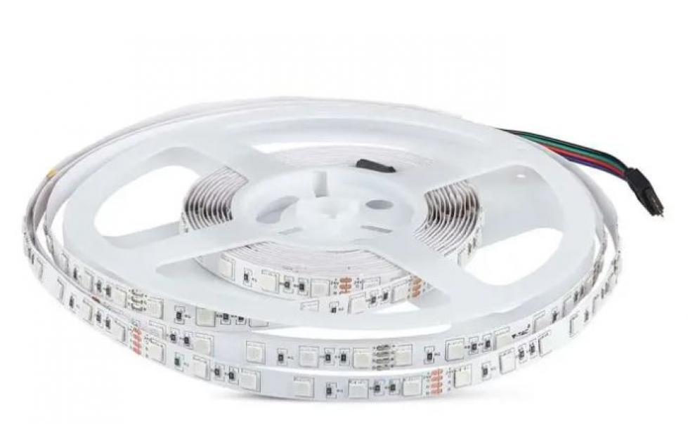Bande Led 10 mètres V-tac 212592 vt-5050-24V 7W/M RGB