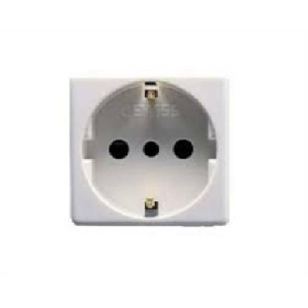 GEWISS 10204 Toma Schuko 2P + T 16 A – 2 M Blanco Chorus