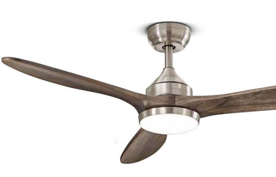 Ventilatore led 18W Triade Perenz 7170CRCT-3 pale-3000/4000/6000K-cromo spazzolato