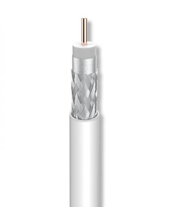 Televes T100 Koaxialkabel pro Meter 2126-16VatC-weiß  