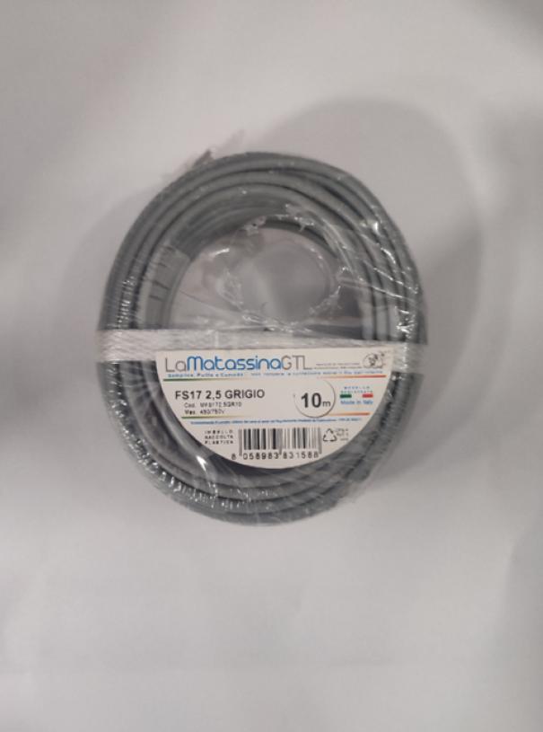 Câble unipolaire FS17 Go-At Topline MFS172,5GR10-2,5mmq-10 mètres-gris Câble unipolaire FS17 Go-At Topline MFS172,5GR10-2,5mmq-10 mètres-gris
