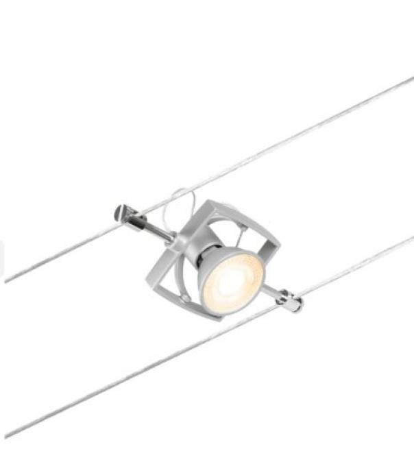 Spot singolo Mac II Paulmann 94431-Gu5,3 cromo opaco