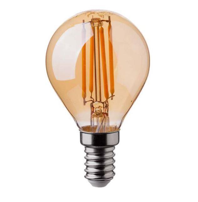 LED-Glühbirne P45 V-tac amber 4W 2200K E14 VT-1953-N - 214499