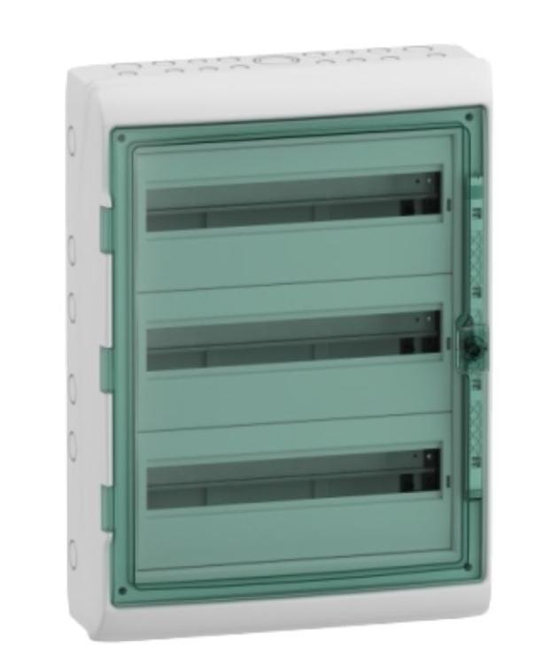 Quadro parete Schneider Electric Kaedra IP65 3 file 54 moduli - 10345