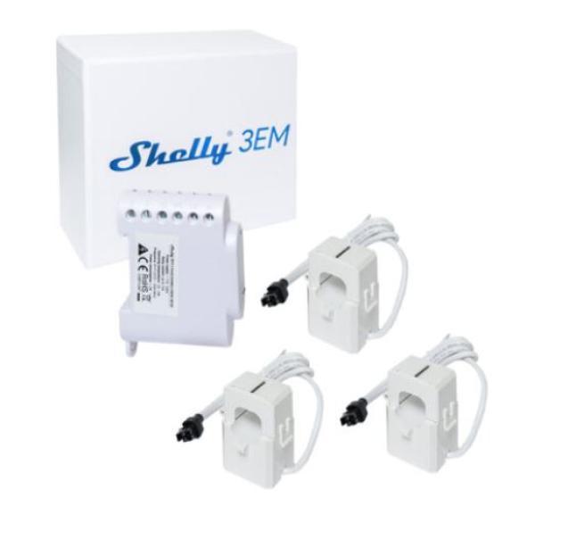 Contador de energía WiFi inteligente trifásico Shelly 3EM- SH3EM50A Contador de energía WiFi inteligente trifásico Shelly 3EM- SH3EM50A