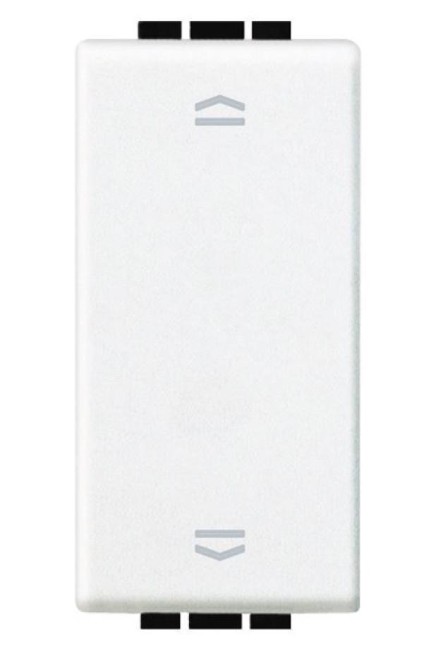 Pulsante doppio Bticino LivingLight interbloccato 10A bianco - N4037N