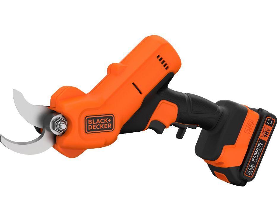 Forbice da potatura Black & Decker a batteria 18V taglio 25mm- BCPP18D1-QW