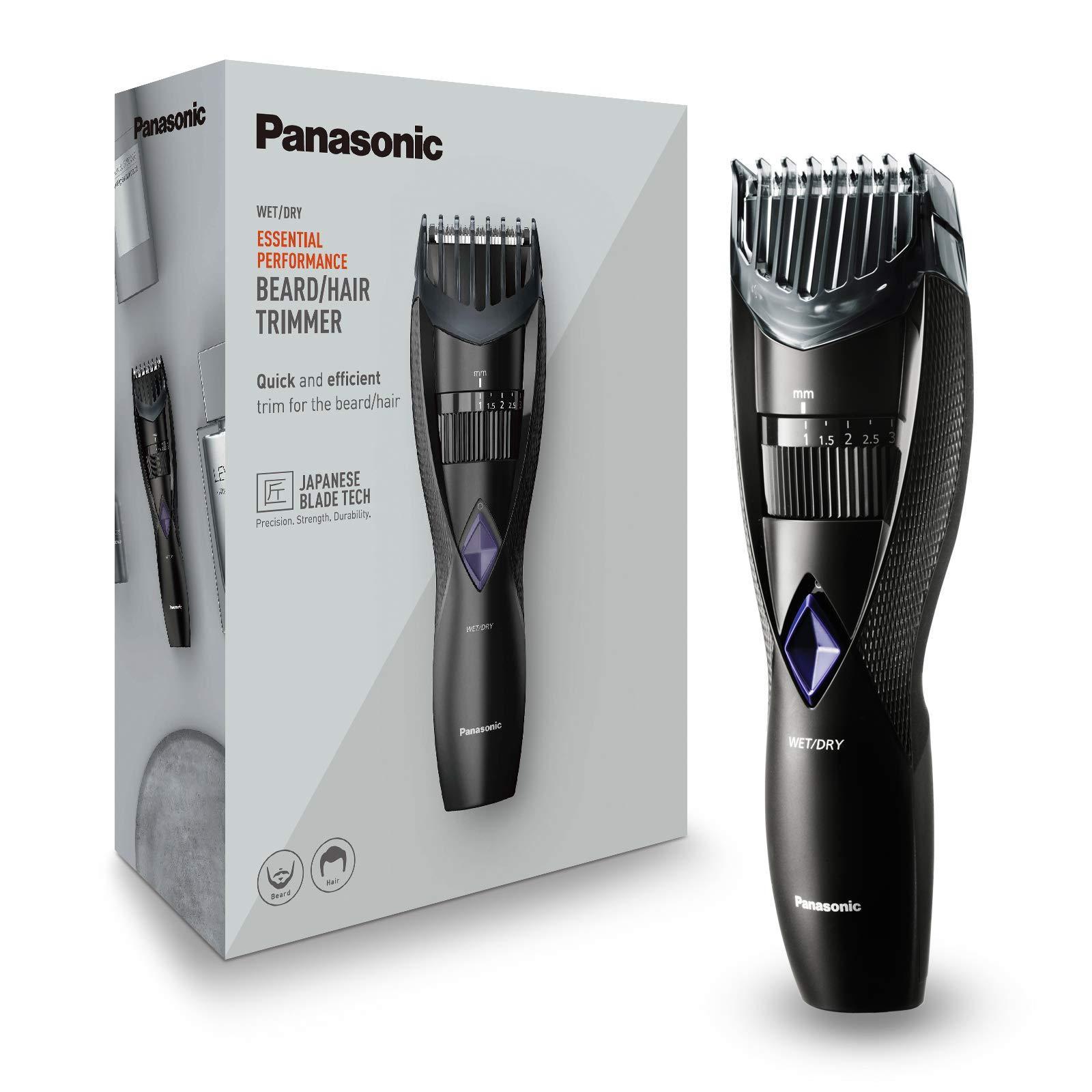 Regola barba Panasonic con 19  impostazioni di lunghezza resistente all' acqua - ERGB37K503 02