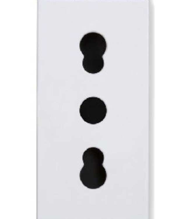 ABB Steckdose 2P+T, 10/16A, P17/P11 In Weiß – Bivalente Steckdose Für Sicheres Stromnetz