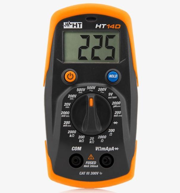 Multimetro digitale Ht Strumenti HT14D tascabile- HR00014D