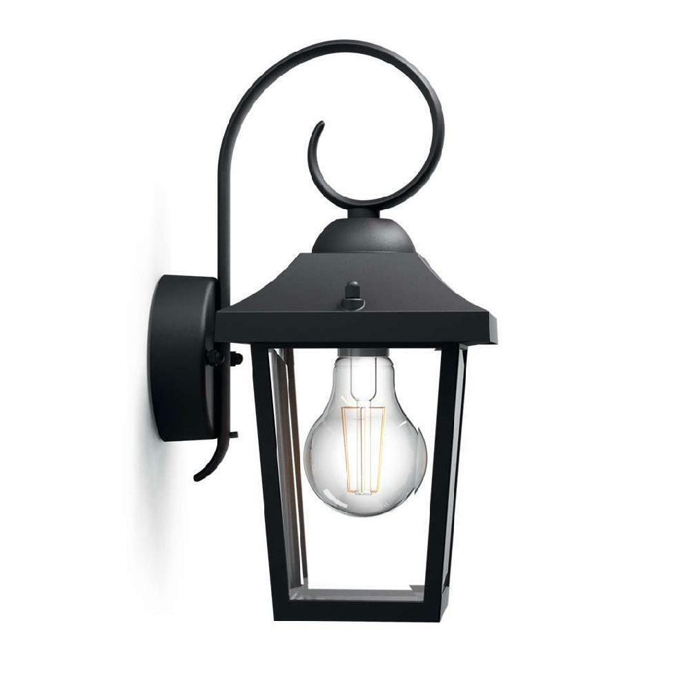 BUZZARD APPLIQUE MURALE E27 DE L'EXTERIEUR IP44 COULEUR NOIRE 17236/30/PN 1723630PN