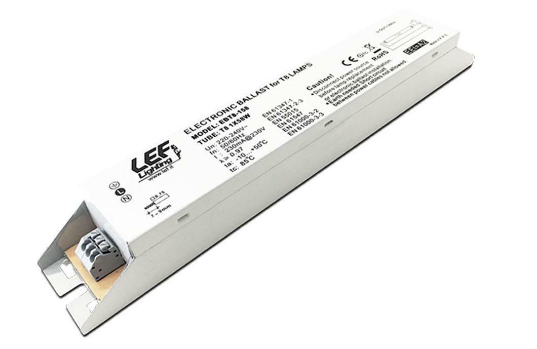 BALLAST ÉLECTRONIQUE POUR LAMPES FLUORESCENTES T8(G13) 2X36W EBT8-236 BALLAST ÉLECTRONIQUE POUR LAMPES FLUORESCENTES T8(G13) 2X36W EBT8-236