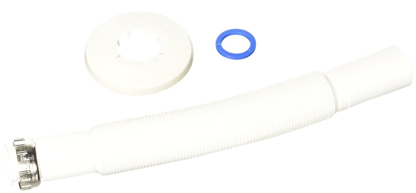 Canotto flessibile con rosone Idro-Bric diametro 1 pollice x32mm bianco - SMK-P0778 A 01
