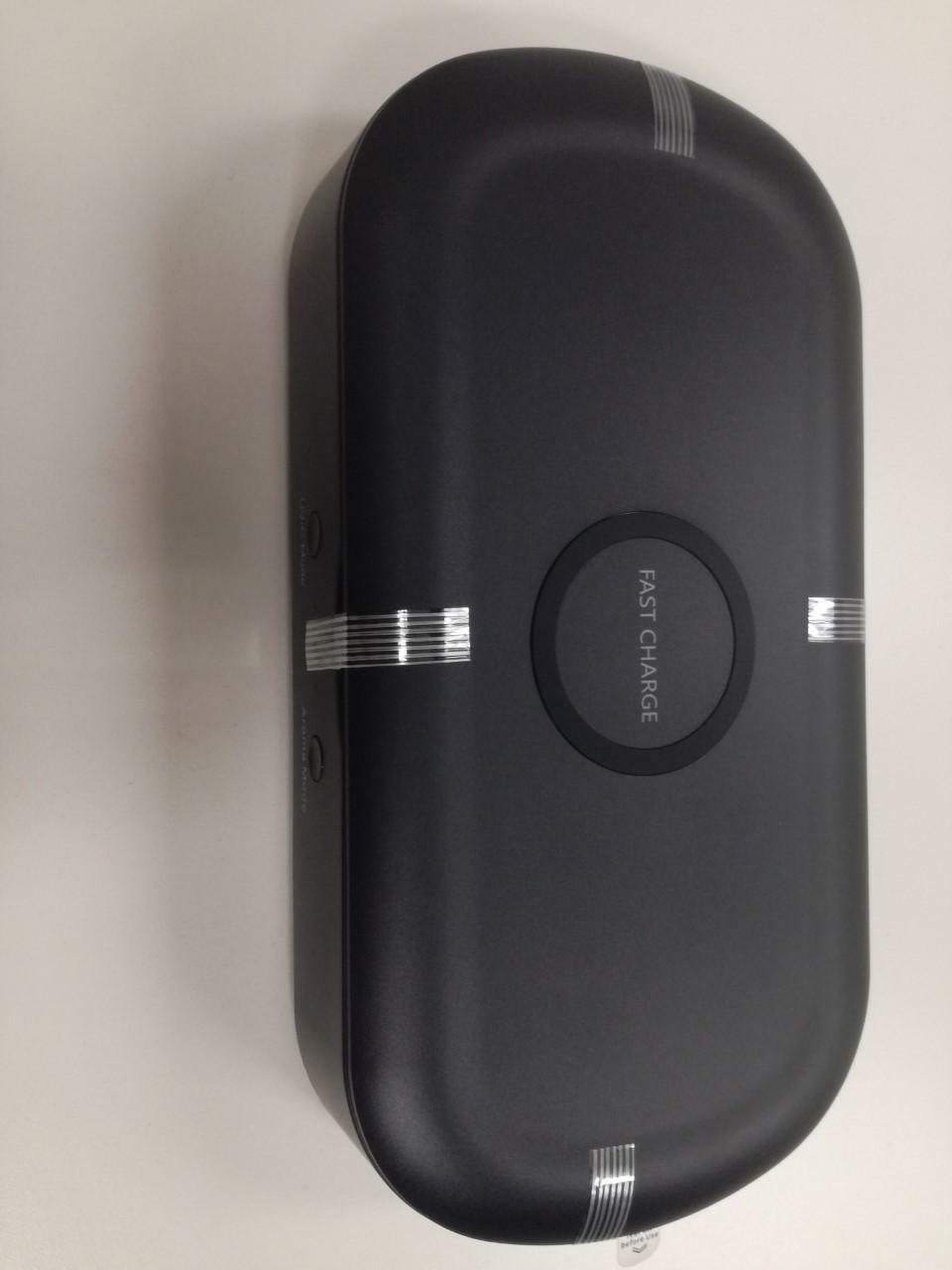 BOÎTE DE STÉRILISATION UV-C EN CRISTAL MARIN AVEC CHARGEUR DE BATTERIE SANS FIL 23026 BOÎTE DE STÉRILISATION UV-C EN CRISTAL MARIN AVEC CHARGEUR DE BATTERIE SANS FIL 23026