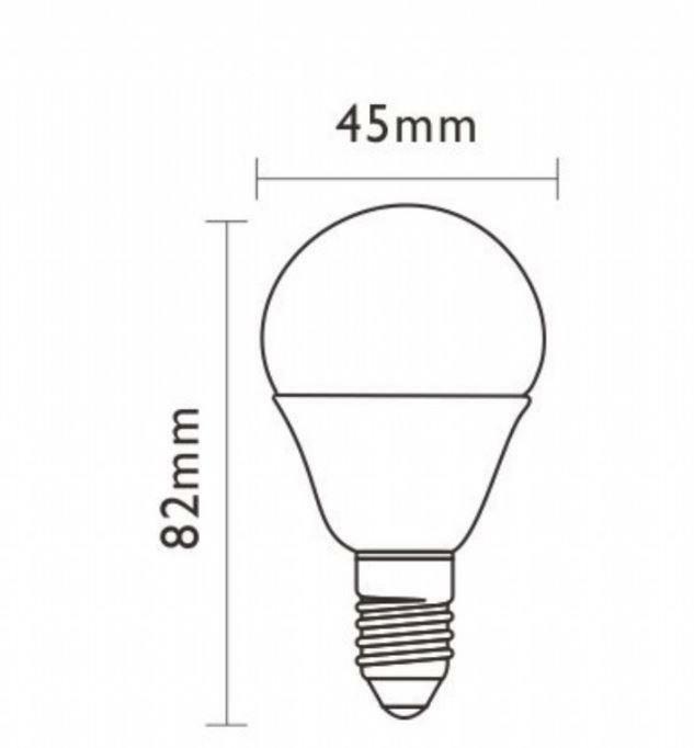 MARINO CRISTAL LED ECO-SPHERE GLÜHBIRNE 5W 230V E27 6000K 21281  