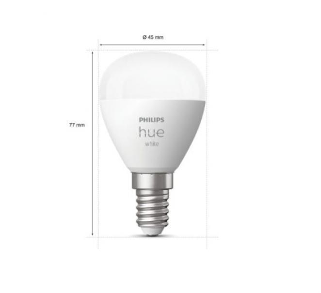 Philips Hue led Birnen 35677100 929002440604- Kugel P45 E14 5,7W