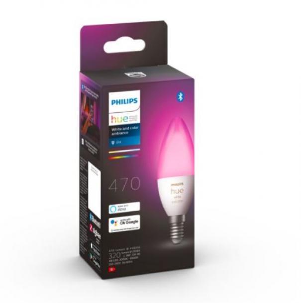 Philips Hue LED-Glühbirnen 35661000 929002294204- E14 4W-Weiß und Farbe Philips Hue LED-Glühbirnen 35661000 929002294204- E14 4W-Weiß und Farbe