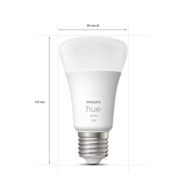 PHILIPS HUE WEISS 2 LED GLÜHBIRNEN E27 9.5W A60 929002469205 28919200 PHILIPS HUE WEISS 2 LED GLÜHBIRNEN E27 9.5W A60 929002469205 28919200