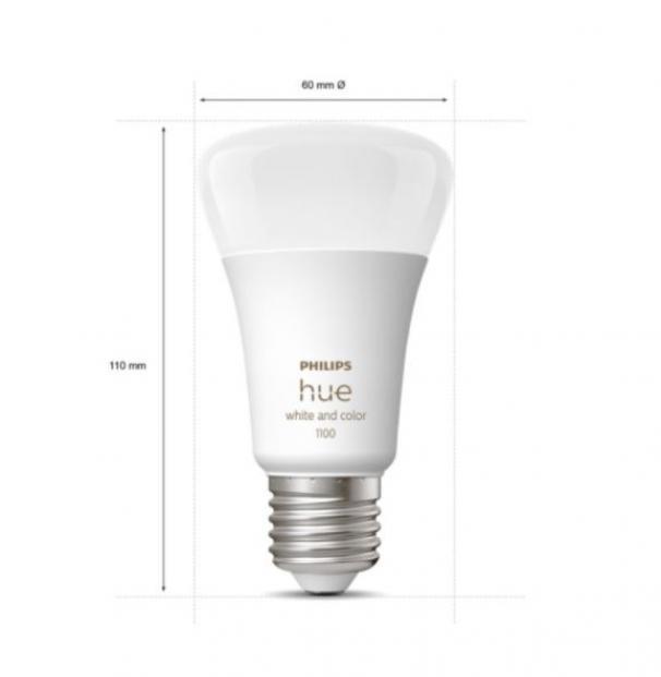 PHILIPS HUE LAMPADINA E27 9W WHITE AND COLOR AMBIANCE 929002468801 29117100