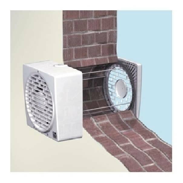VORTICE ASPIRATORE ELICOIDALE DA MURO VARIO 150/6 AR 0000012612 12612