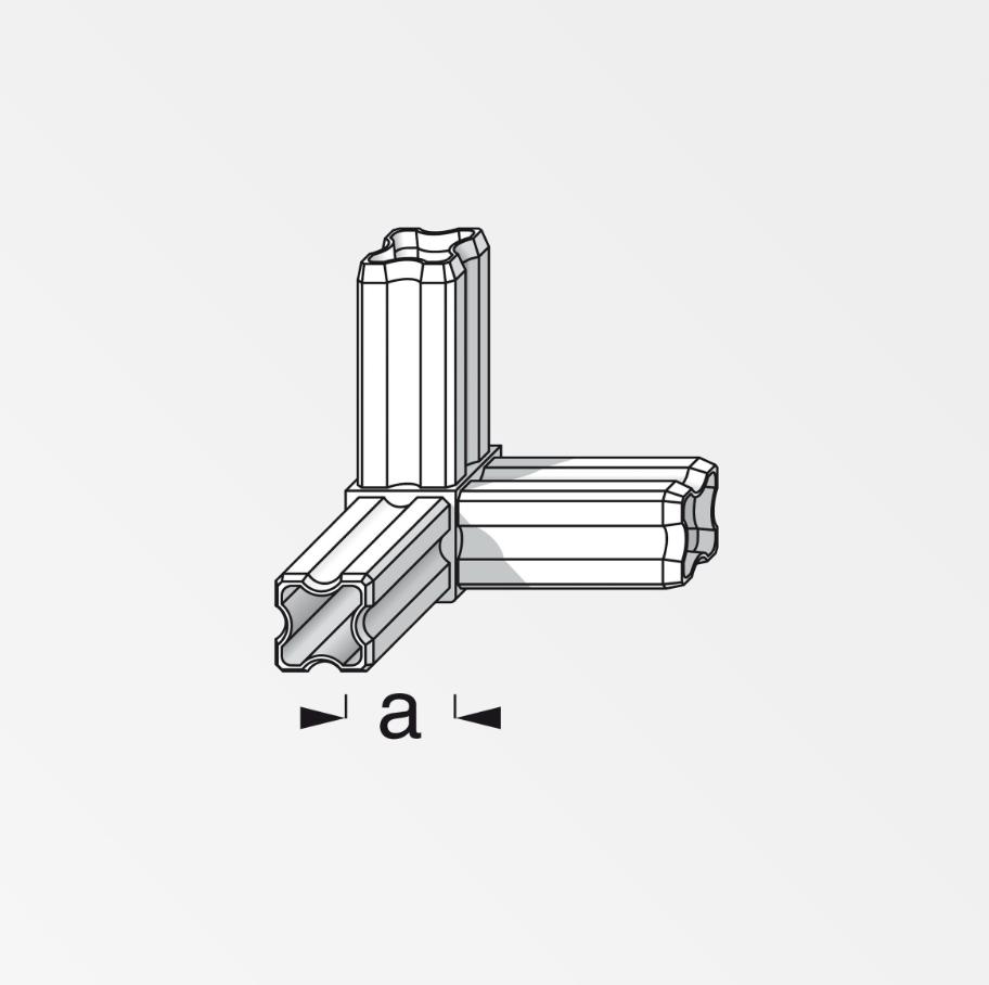 Othmro Raccordo a gomito in PVC da 6,3 cm, angolo retto di 90 gradi, 5 pezzi, per mobili, per mensole in PVC fai da te, struttura di supporto da giardino, telaio di