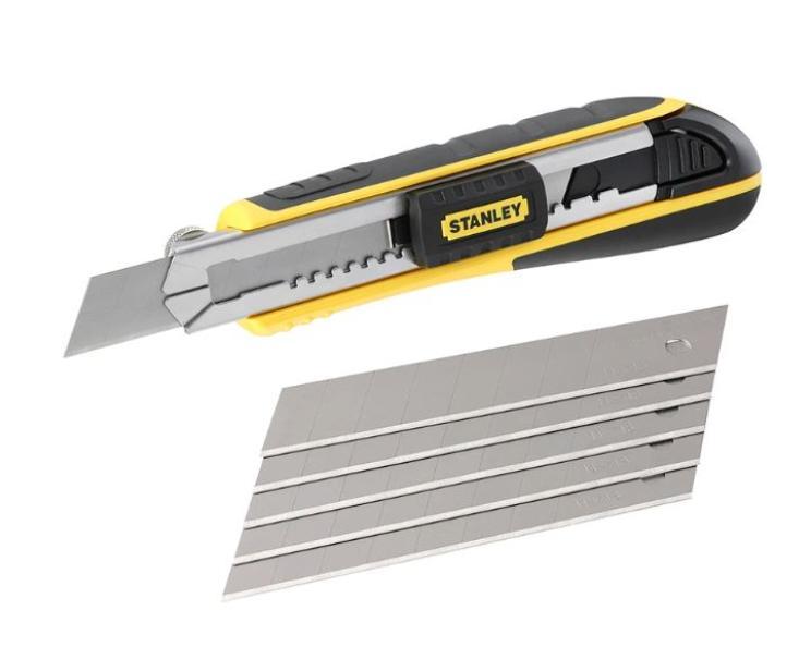 Cutter Stanley Fatmax avec lame de 18mm- 0-10-481 Cutter Stanley Fatmax avec lame de 18mm- 0-10-481