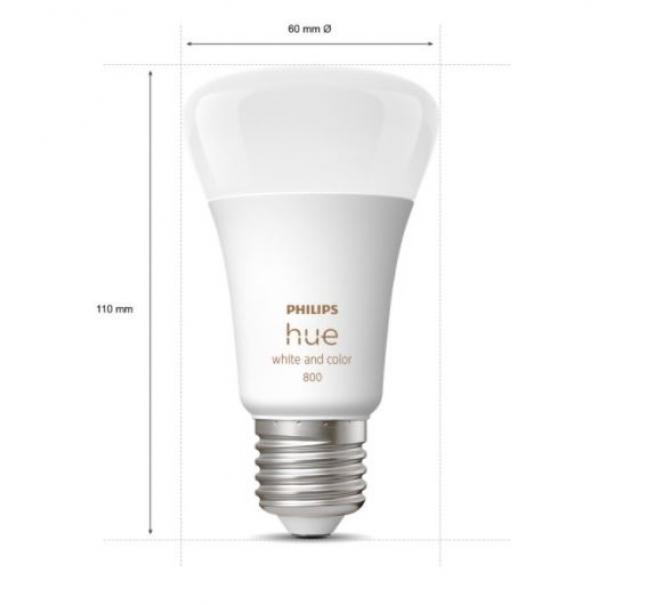 Philips Hue led Glühbirnen 32836500 929002489602- E27 6,5W Philips Hue led Glühbirnen 32836500 929002489602- E27 6,5W