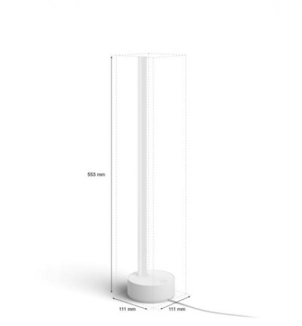 PHILIPS HUE GRADIENT LED TABLE LAMP SIGNE WHITE AND COLOR AMBIANCE WHITE 915005986901 17623800  