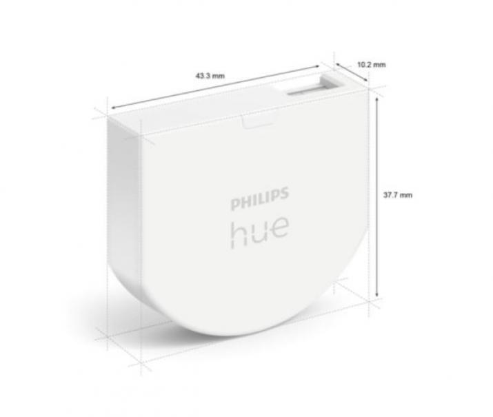 PHILIPS HUE MODULO INTERRUTTORE A PARETE BIANCO 929003017101 31804500 PHILIPS HUE MODULO INTERRUTTORE A PARETE BIANCO 929003017101 31804500