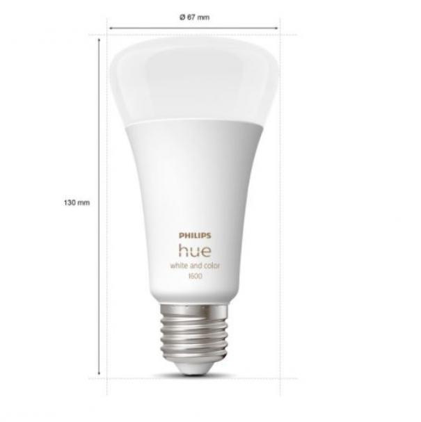 Lampadina led Philips Hue 28815700 929002471601- E27 13,5W- white and color