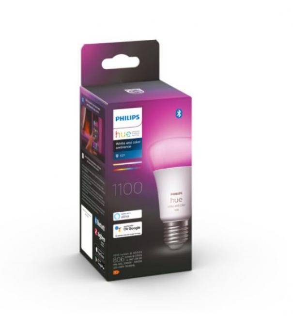 PHILIPS HUE LAMPADINA E27 9W WHITE AND COLOR AMBIANCE 929002468801 29117100