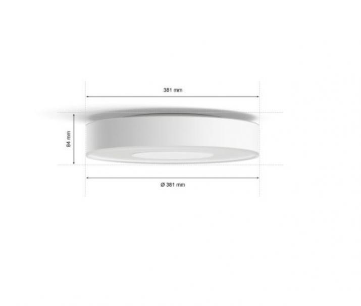 PHILIPS HUE INFUSE LED CEILING LIGHT MEDIUM 33,5W 2000-6500K WHITE 915005997201 4116331P9
