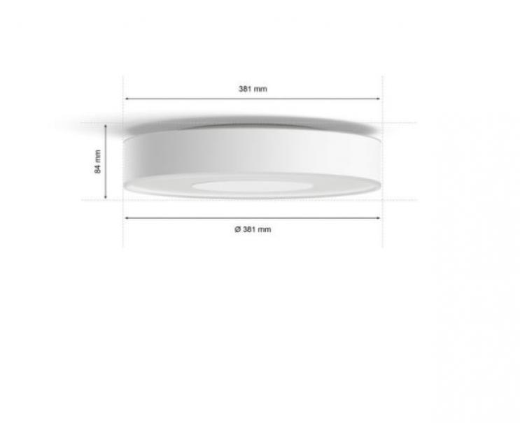 PHILIPS HUE XAMENTO M PLAFONIERA LED DA BAGNO 33,5W 2000-6500K IP44 BIANCO 915005997801 4116731P9 PHILIPS HUE XAMENTO M PLAFONIERA LED DA BAGNO 33,5W 2000-6500K IP44 BIANCO 915005997801 4116731P9
