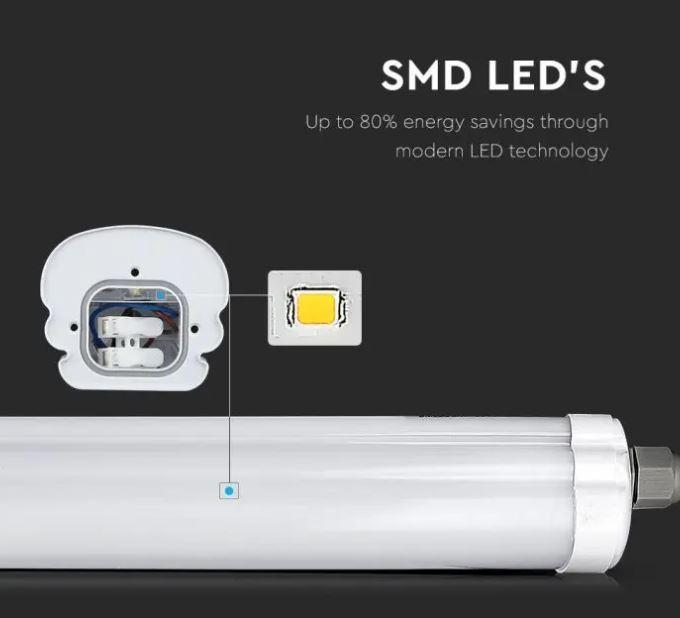 V-tac LED-Deckenleuchte 36W 6400K 120cm IP65 VT-1249-N - 6284- 216284